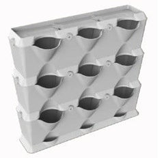 VERTICAL 3 MODULE STARTER SET - KLEUR GRIJS