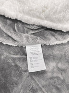 Ceruzo Sherpa Fleece Deken - 150X200 Cm - Licht Grijs