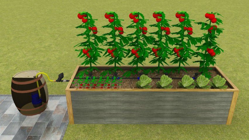 Bewateringssysteem 3m² - 60 pots