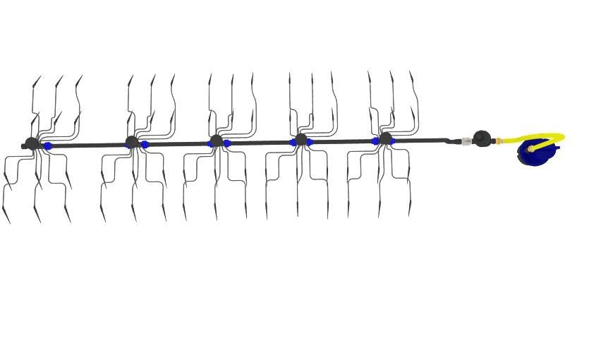 Bewateringssysteem 3m² - 60 pots