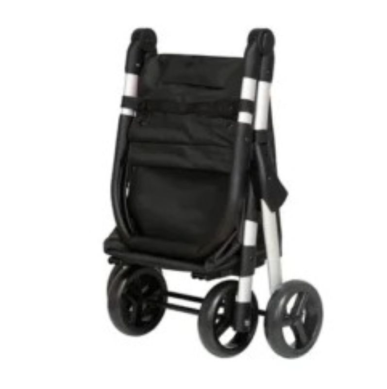 Duett Muuvi Up Boodschappentrolley - Tasinhoud 46L - 4 Wielen - Opvouwbaar - Zwart