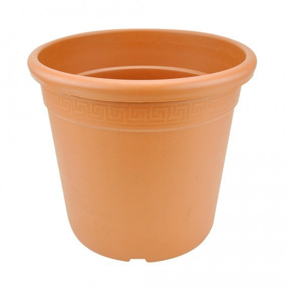  PERSEO TERRACOTTA Ø30X30CM RONDE POT 18,5L + SCHOTEL