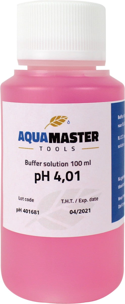 AQUAMASTER TOOLS CALIBRATION SOLUTION PH 4.01 100ML NIST-CERTIFIED