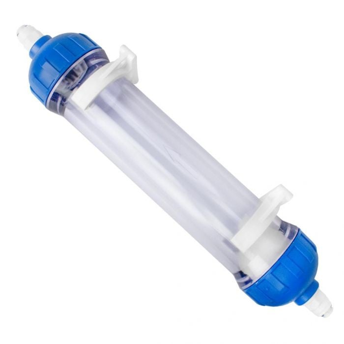 Inline Waterfilter t.b.v. Wandluchtbevochtiger tegen Kalk