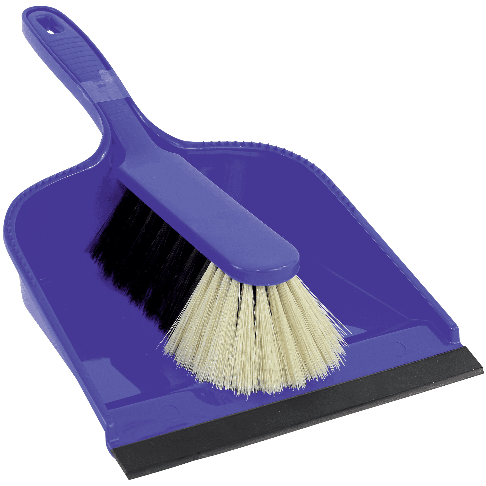 STOFFER EN BLIK BLAUW KUNSTSTOF