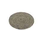 Tapijt Miami Outdoor Poly Zwart/Wit Klein