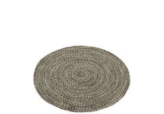 Tapijt Miami Outdoor Poly Zwart/Wit Klein