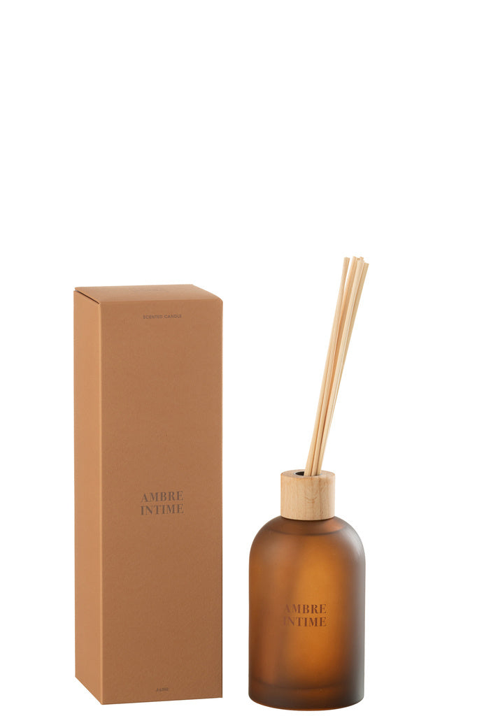 J-LINE REED DIFFUSER ACCORDS ESSENTIELS AMBRE INTIME 250ML 