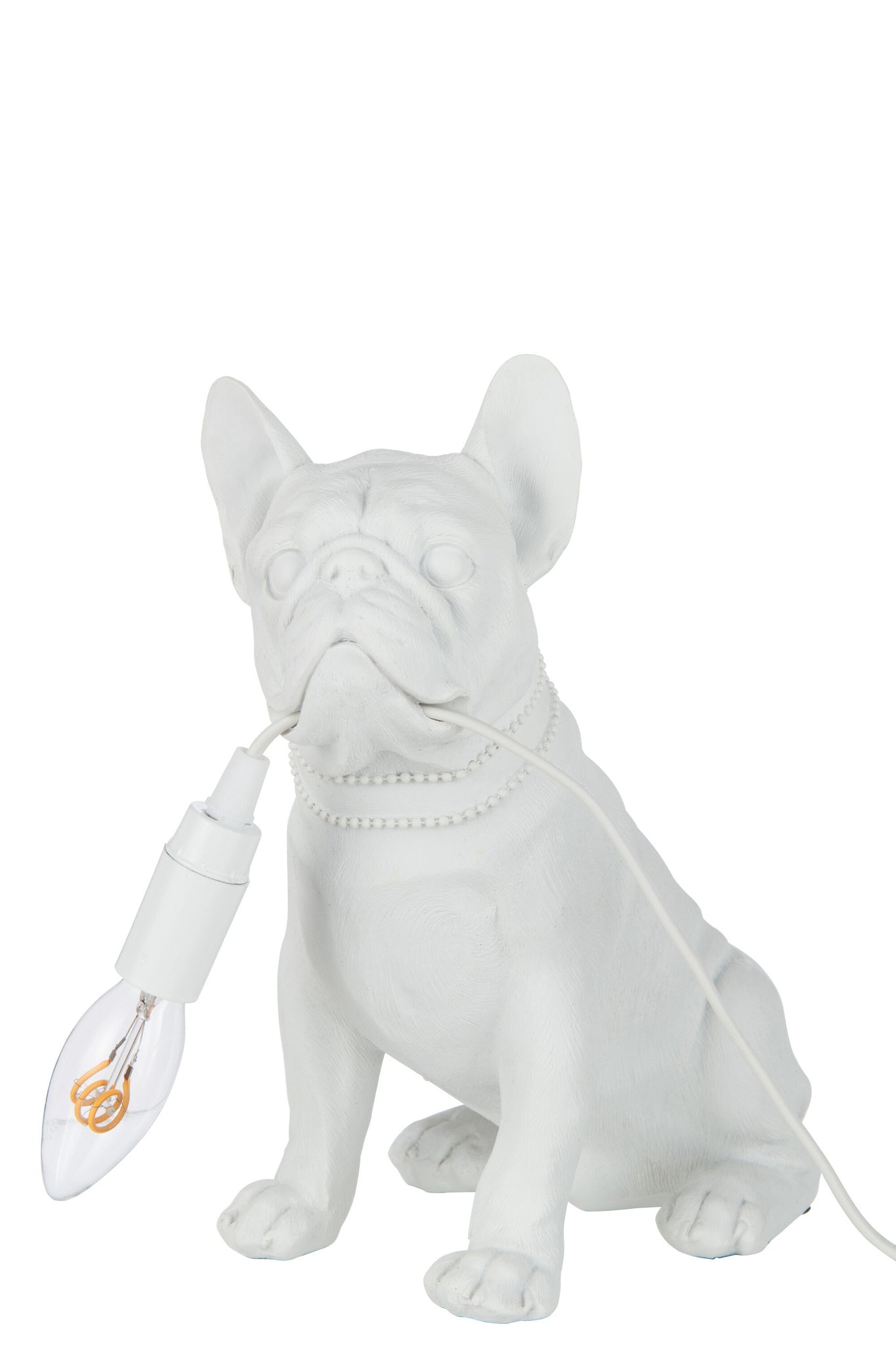 Lamp Bulldog Poly Wit