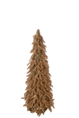 J-LINE KERSTBOOM KUNSTSTOF GOUDKLEURIG MEDIUM