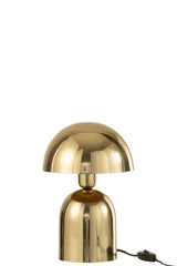 Lamp Paddenstoel Metaal Glanzend Goud