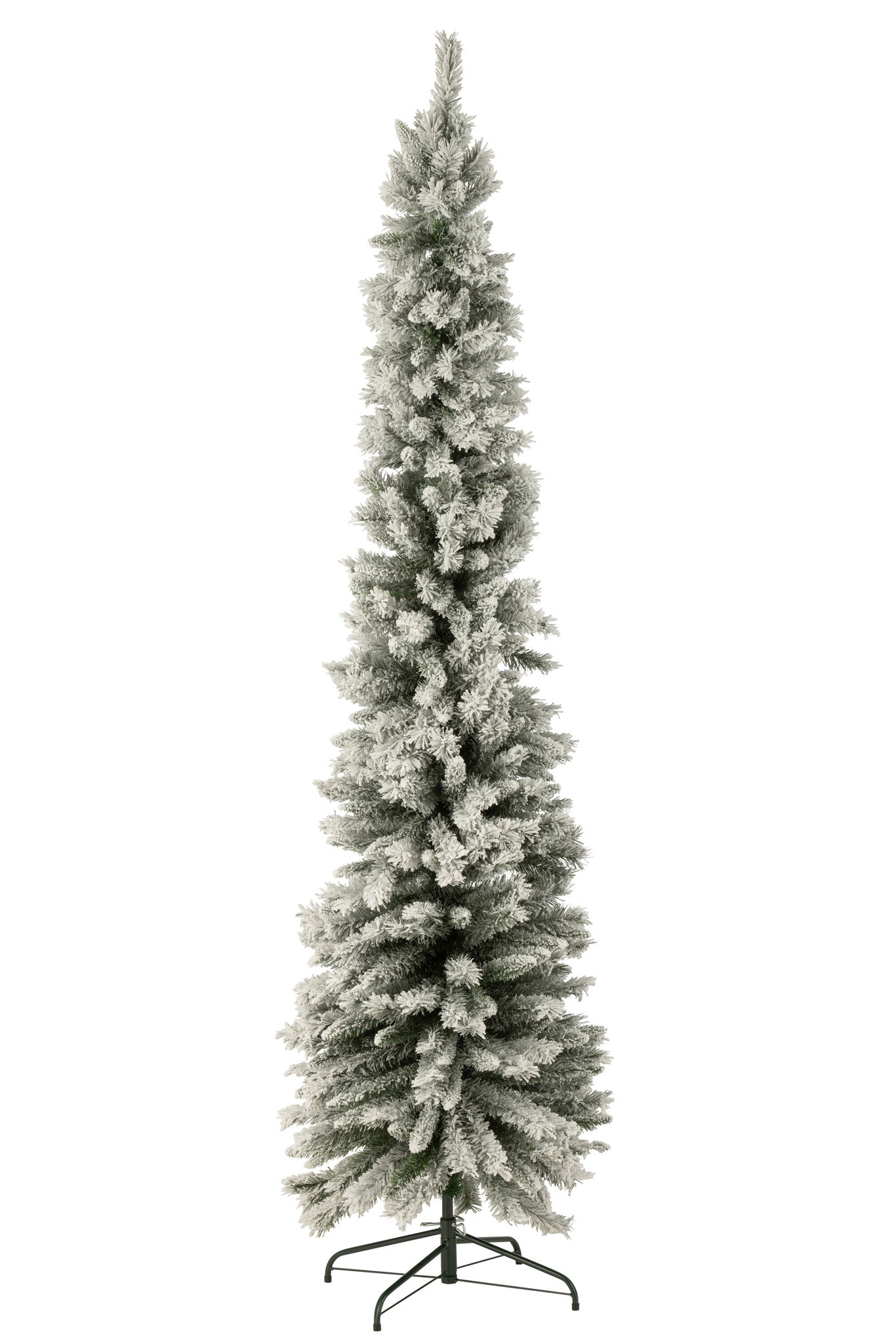   J-LINE KERSTBOOM KUNSTSTOF KLEIN MODEL BESNEEUWD GROEN GROOT
