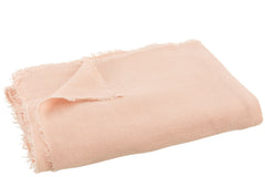 J-LINE PLAID REGULAR KATOEN/LINNEN ROZE