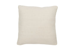 J-LINE KUSSEN GEWEVEN WOL – CRÈME – SMALL – 45 CM