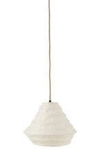 J-LINE HANGLAMP NEST RAFFIA WIT