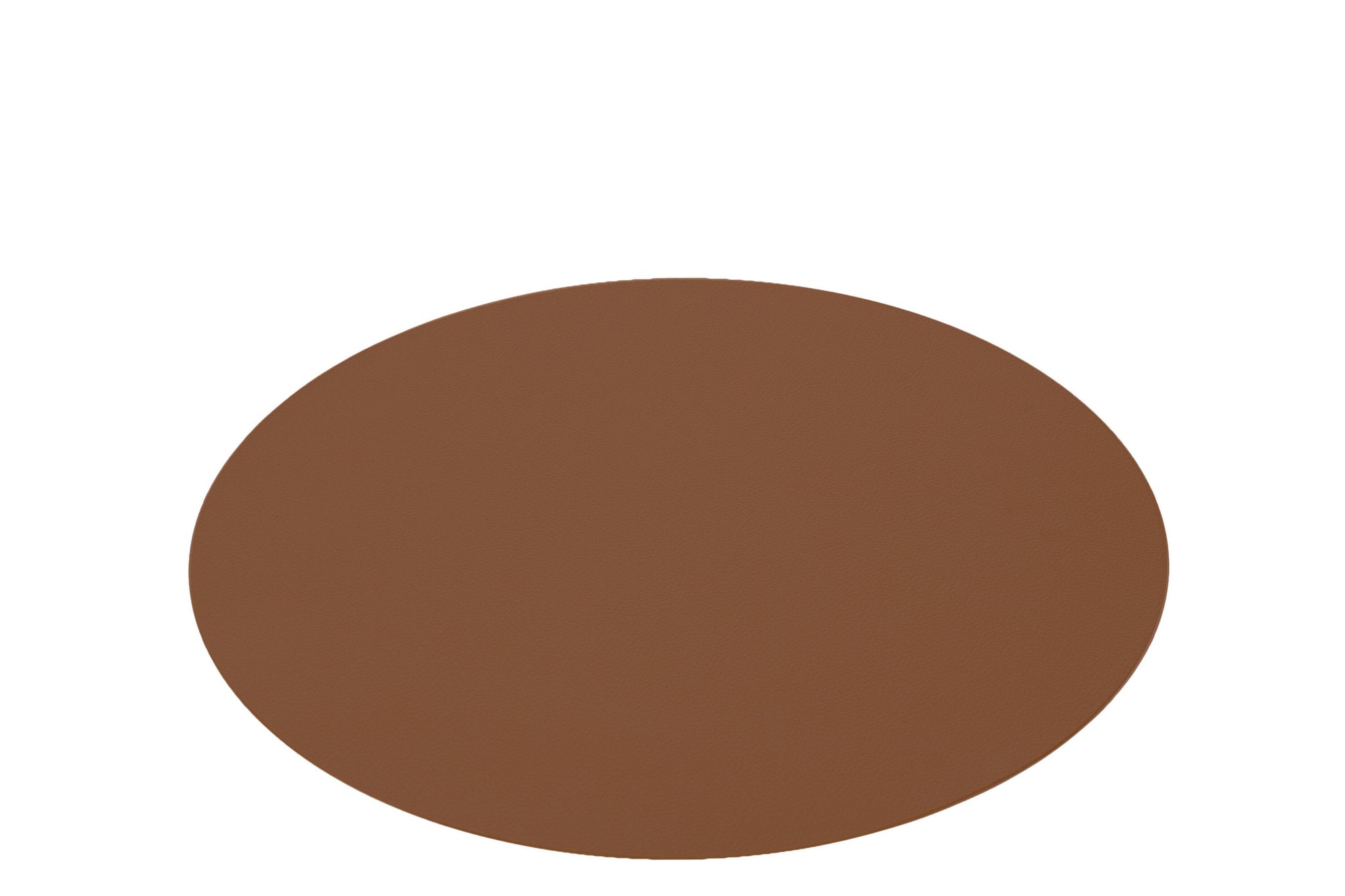 Placemat Rond Pvc Cognac
