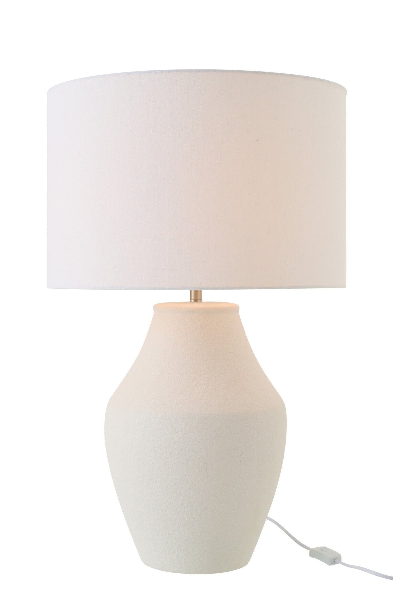 Tafellamp Henri keramiek wit
