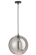 Lamp Bol Glas Spiegel Zilver Groot
