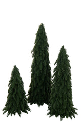 J-LINE KERSTBOOM KUNSTSTOF DONKERGROEN GROOT