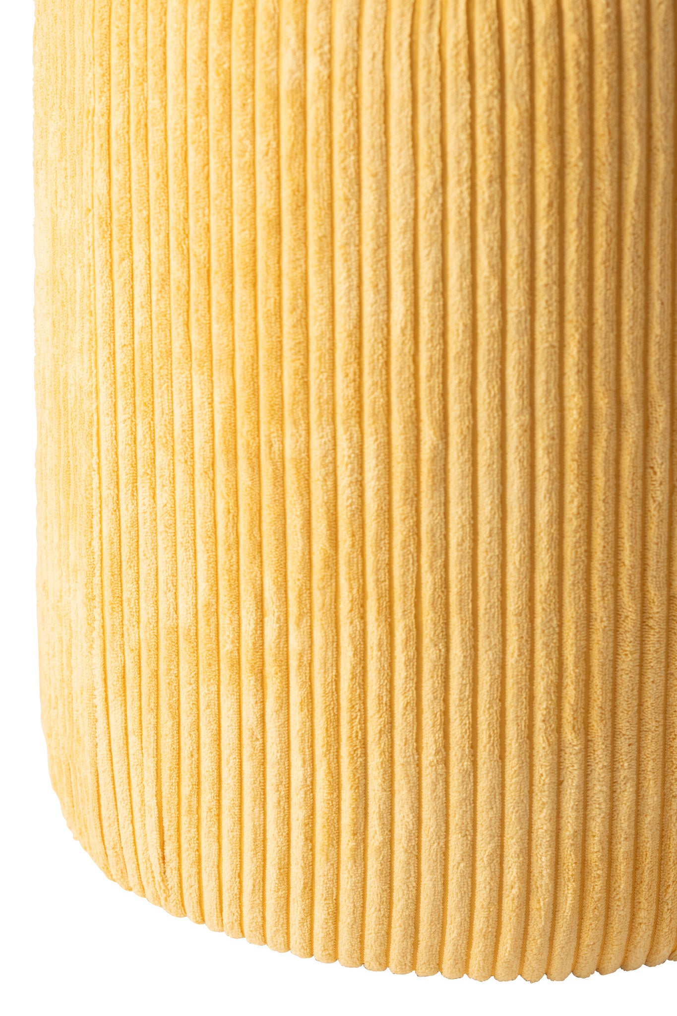 Kleurige MDF-kruk lichtgeel