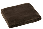 Dekentje Knuffel Polyester Donkerbruin