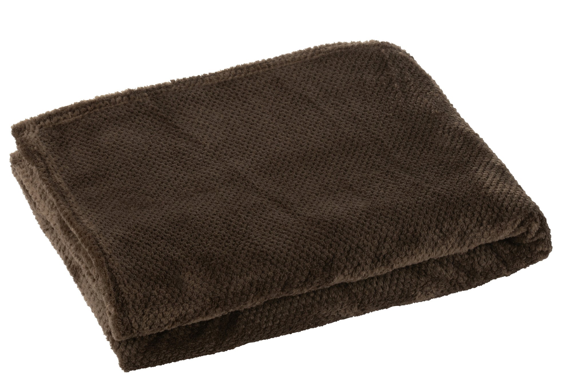 Dekentje Knuffel Polyester Donkerbruin