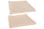 Tafelkleed Indi Textiel Zalm Assortiment Van 2