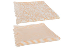 Tafelkleed Indi Textiel Zalm Assortiment Van 2