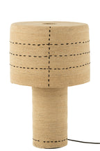 J-LINE KAST SHANIL 2-DEURS HOUT/IJZER NATUREL/GRIJS