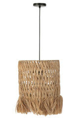 J-LINE HANGLAMP ROND BANANENBLAD NATUREL