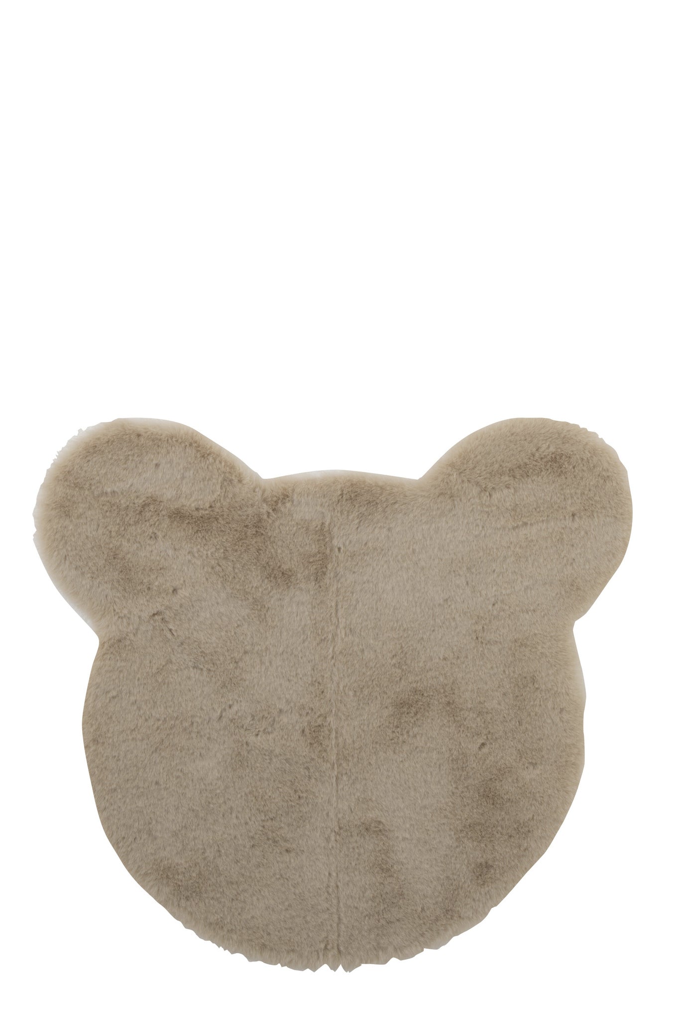 Tapijtkopbeer van polyester beige