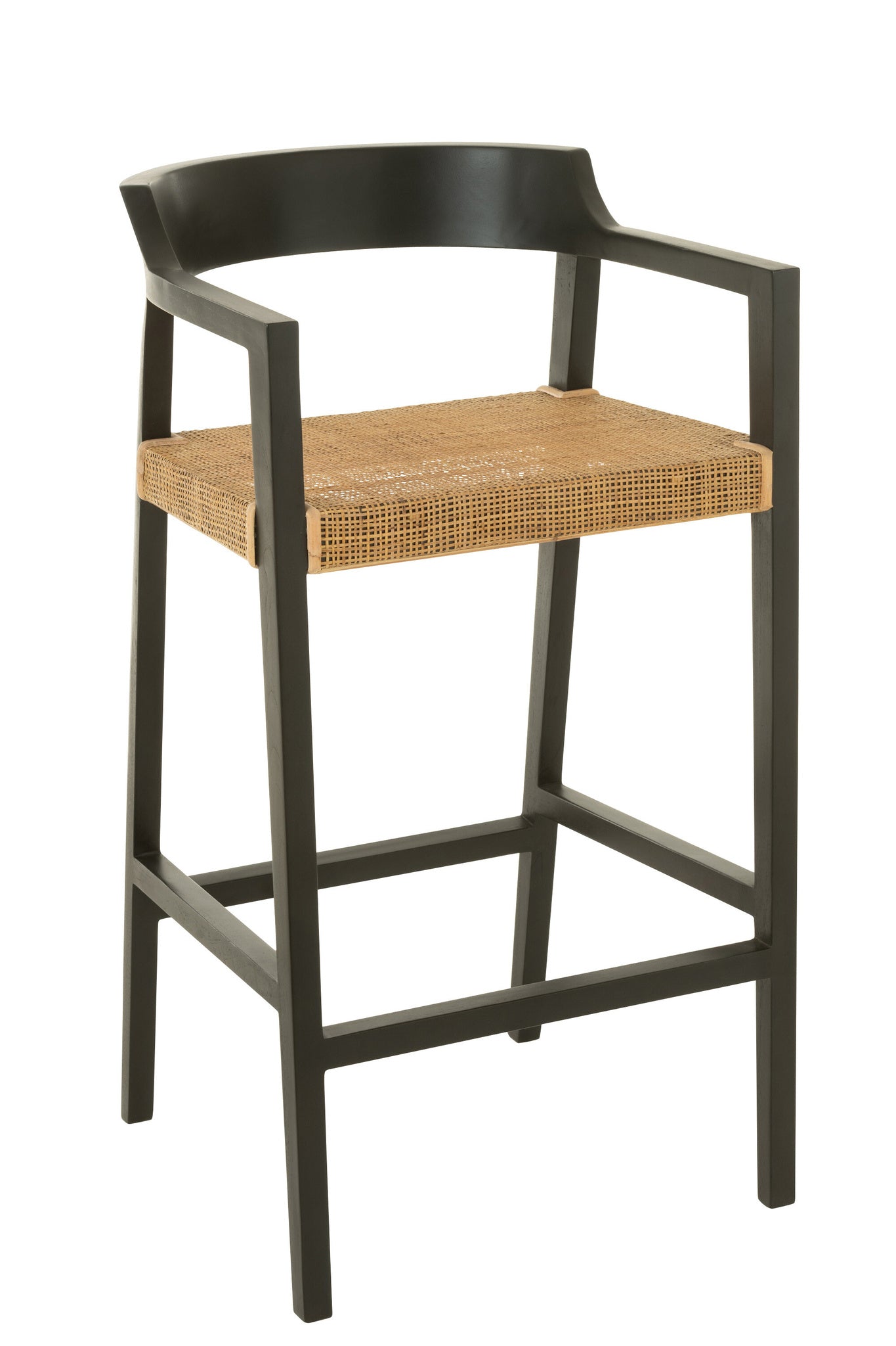 J-LINE BARKRUK EMMA TEAK ZWART/BRUIN