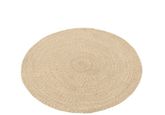 Tapijt Miami Outdoor Poly Natuurlijk/Wit Medium