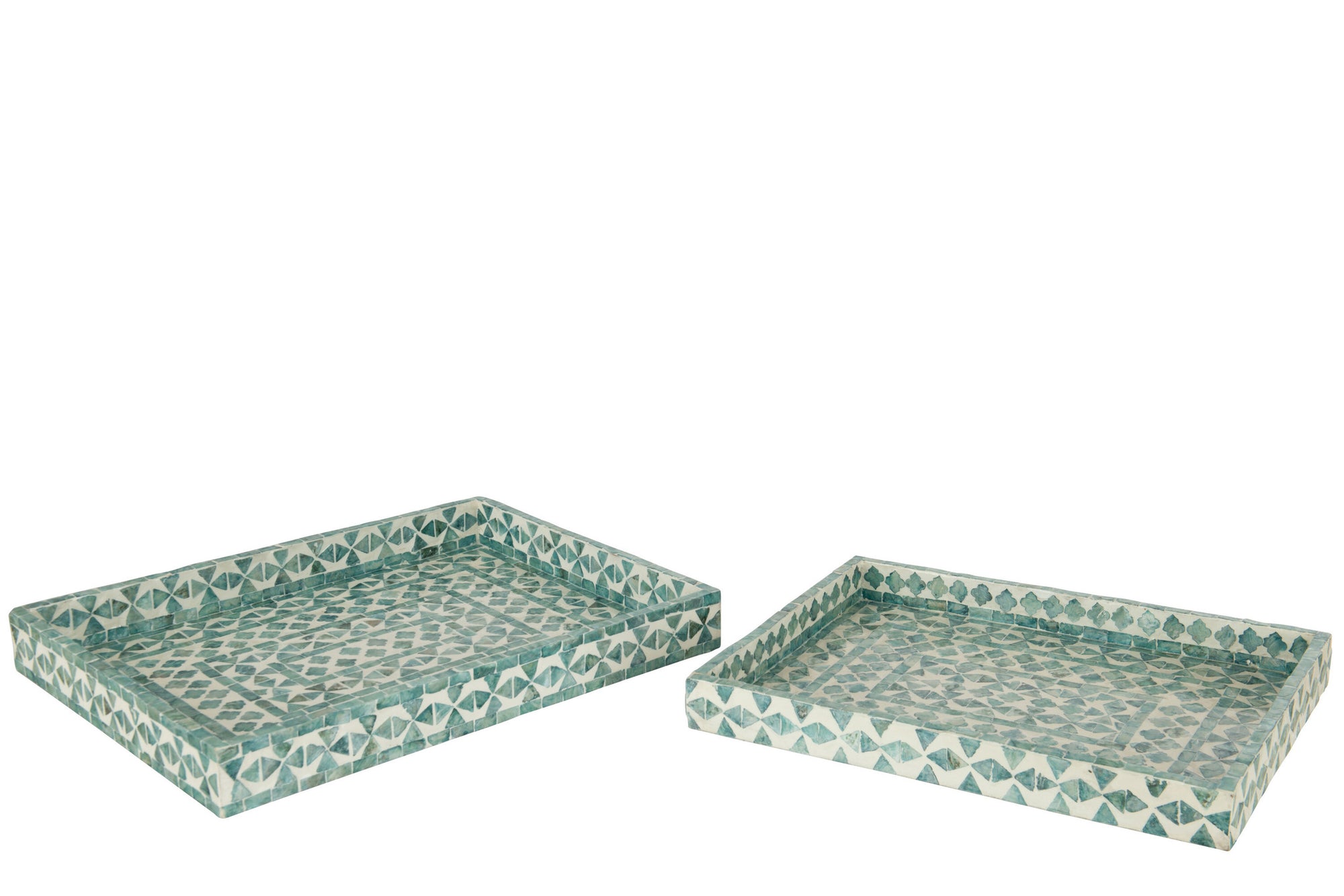 J-LINE SET VAN 2 DIENBLADEN PAREL AZURE