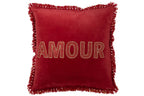 Kussen Amour Textiel Rood/Goud