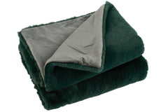 J-LINE PLAID CUTIE POLYESTER DONKERGROEN