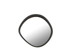 J-LINE RONDE WANDSPIEGEL METAAL/GLAS ZWART SMALL