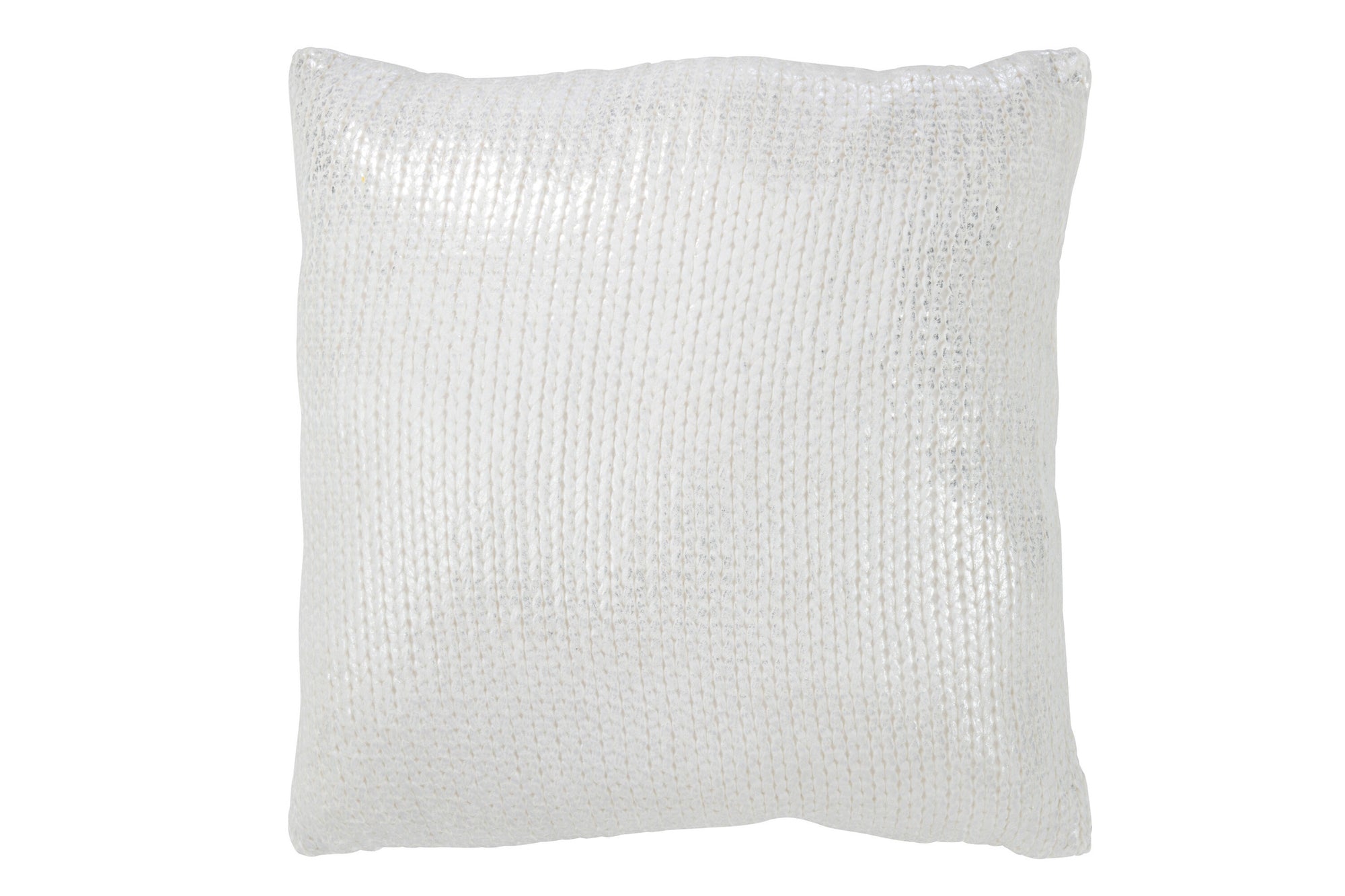 Kussen Metallic Polyester Zilver