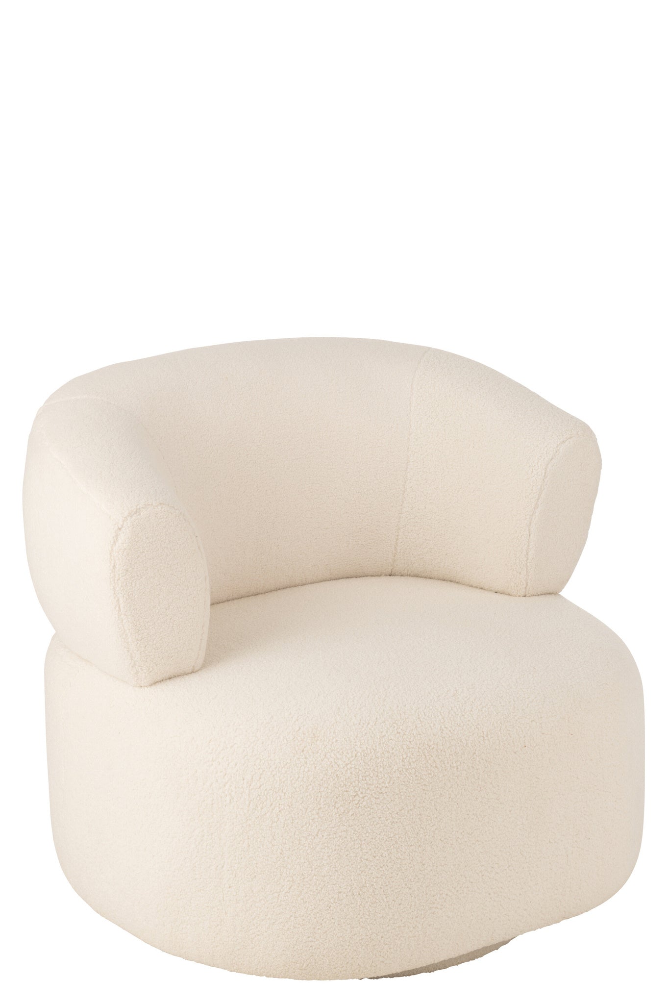 Loungestoel Universe, schuim/stof, wit