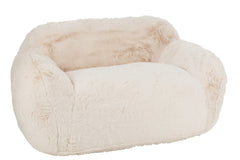 Bank Cutie polyester crème groot