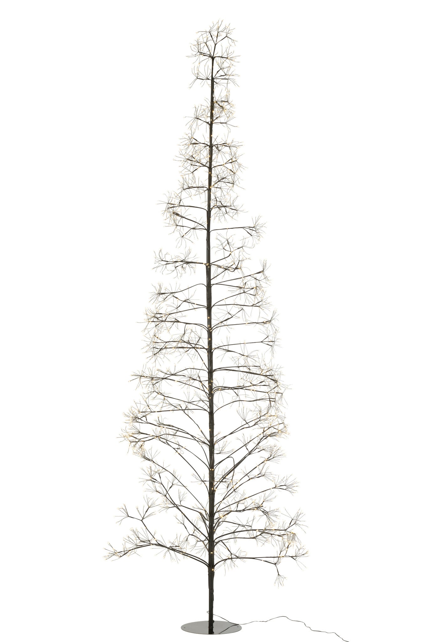 J-LINE BOOM 3000 LED METAAL ZWART GROOT