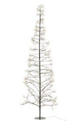 J-LINE BOOM 3000 LED METAAL ZWART GROOT