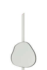 J-LINE WANDSPIEGEL EXTREMA IJZER/GLAS ZWART MEDIUM