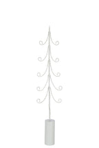 J-LINE BOOM LED CILINDER VOET IJZER WIT GROOT