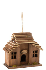 Vogelhuis Welkomstgrenen Hout Bruin