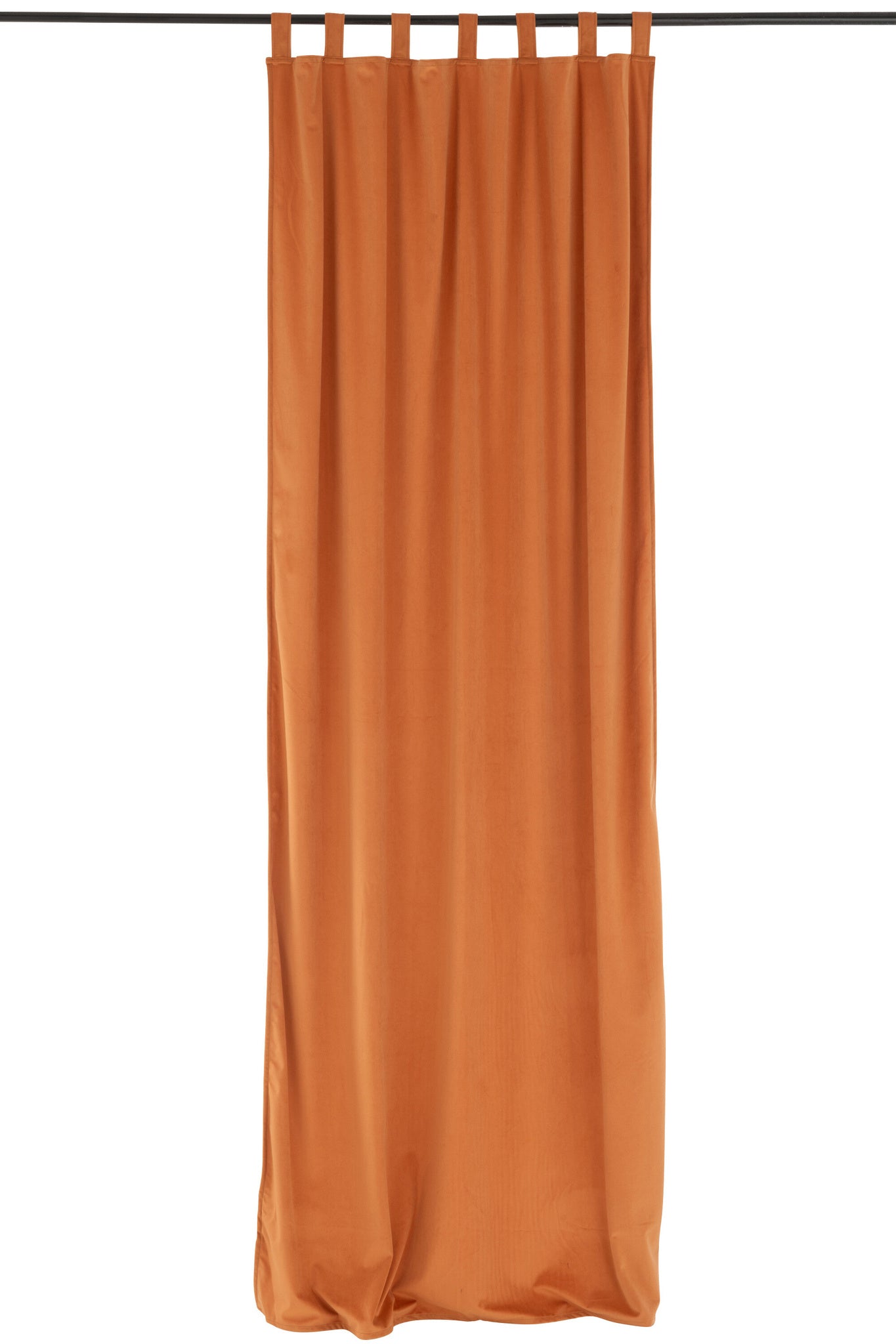 J-LINE GORDIJN LANG FLUWEEL OKER