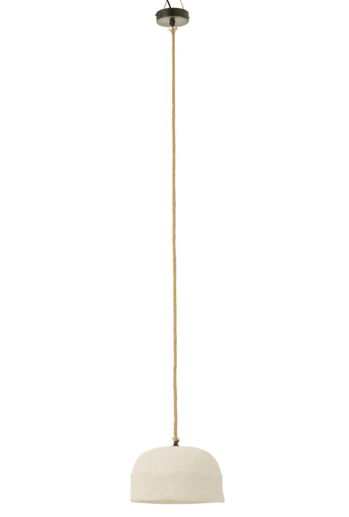 HanJ-LINE HANGLAMP CUP PAPIER-MÂCHÉ WIT LARGEging Lamp Cup Paper Mache White Large