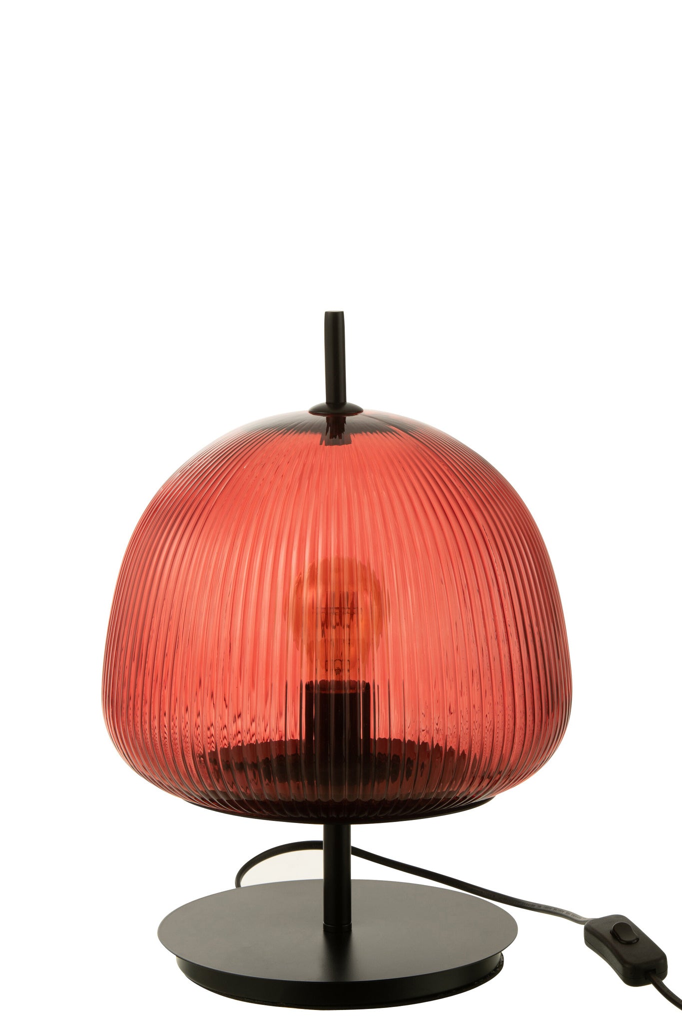 Tafellamp Oasis glas rood klein