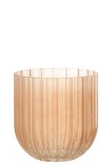 J-LINE VAZE YONI – GLAS PERZIK KLEIN