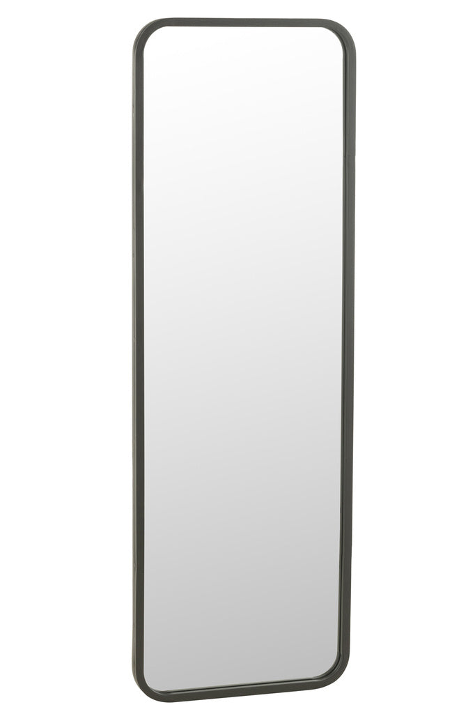 J-LINE SPIEGEL RECHTHOEKIG – MAT ZWART 120×40 CM